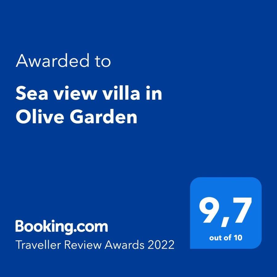 Sea View Villa In Olive Garden Nea Kallikrateia Kültér fotó