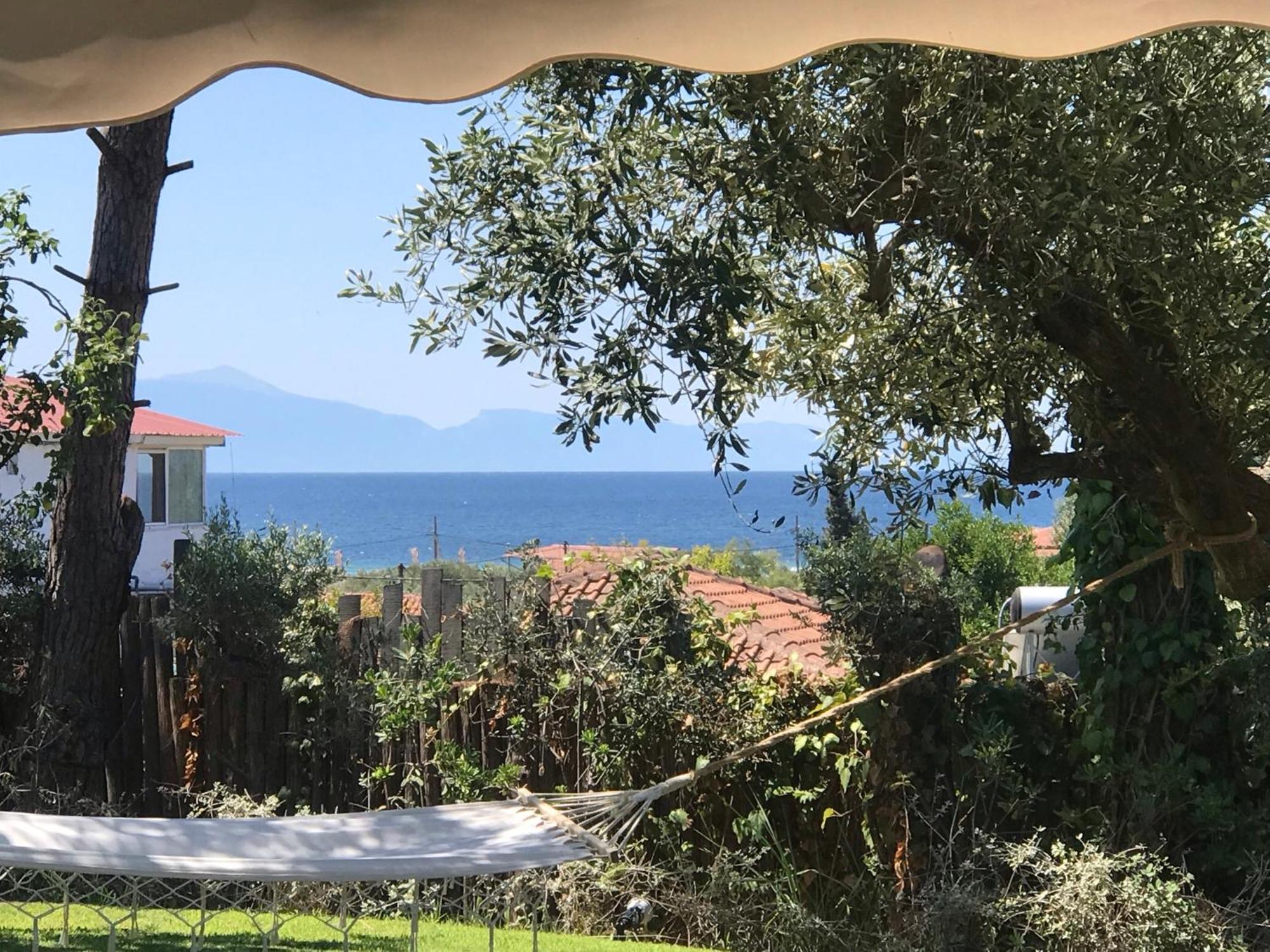 Sea View Villa In Olive Garden Nea Kallikrateia Kültér fotó