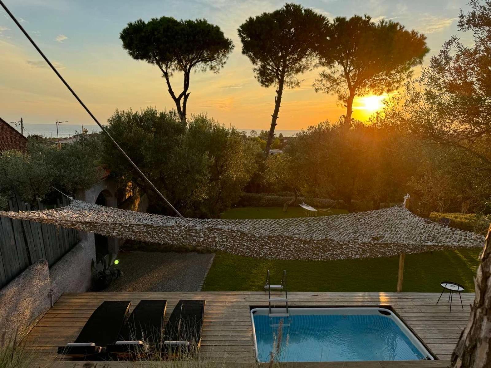 Sea View Villa In Olive Garden Nea Kallikrateia Kültér fotó